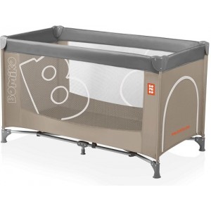 Cestovná postieľka BABY DESIGN - BOMIKO Basic 2017, béžová